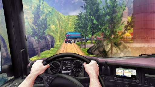 Uphill Oil Truck Simulator screenshot 4
