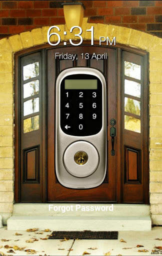 Home Door Lock Screen screenshot 2