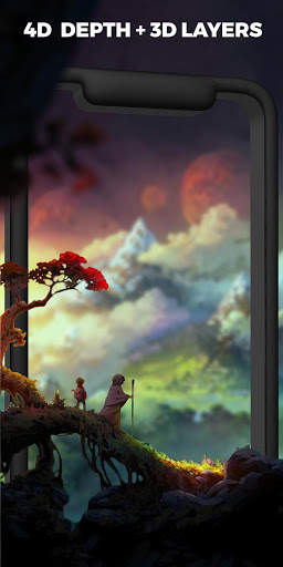 4D Live Wallpapers 4K/3D Backgrounds: 4D PARALLAX screenshot 2