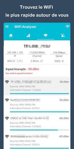 Analyseur WiFi - Moniteur WiFi screenshot 4
