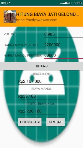 Hitung Harga Volume Kayu Jati 4 تصوير الشاشة