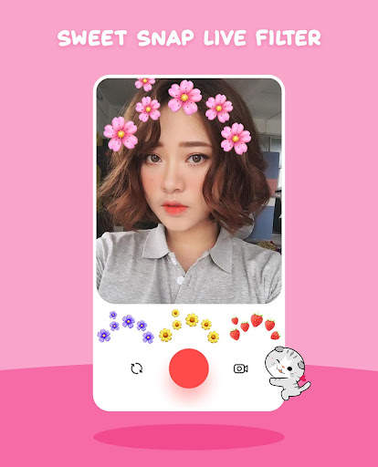 Filter for Selfie : Sweet Snap Live Filter screenshot 2