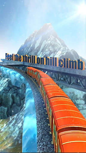 Uphill Train Racing 3D screenshot 1