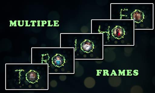 Lighting Text Photo Frames screenshot 2