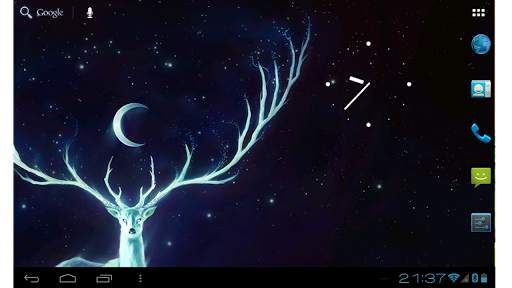 Night Bringer : Magic glowing deer live wallpaper screenshot 3