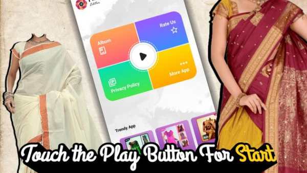 Women Traditional Saree Photo Suit Editor screenshot 1