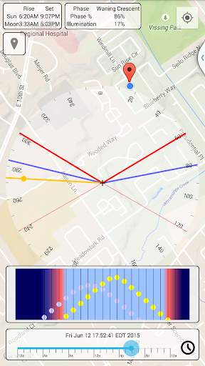 Sun Position Map 1 تصوير الشاشة