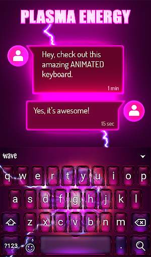 Plasma Animated Keyboard   Liv screenshot 3
