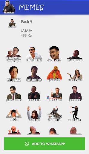😂 Memes con Frases Stickers para WhatsApp 2020 screenshot 2