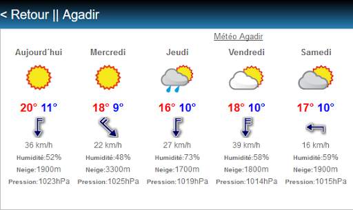 Morocco Weather screenshot 3