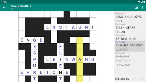 Kreuzgitter Wort Rätsel screenshot 14