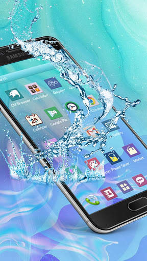 Mobile World Mystic Colors Mobile Theme Wallpaper screenshot 3