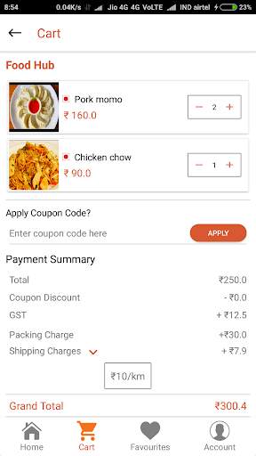 FOODSAFARI - Northeast's Food Delivery App screenshot 4