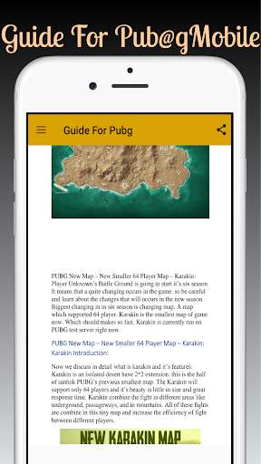Guide For P U~B G~Mobile screenshot 3