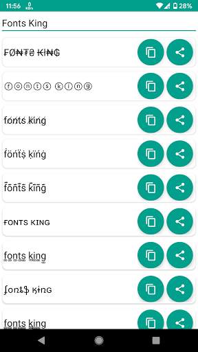 Font King - 50  Stylish, Unique Fonts & Fancy Text screenshot 3