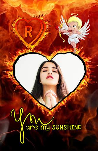 Fire Text Photo Frame - Fire Text Photo Editor 3 تصوير الشاشة