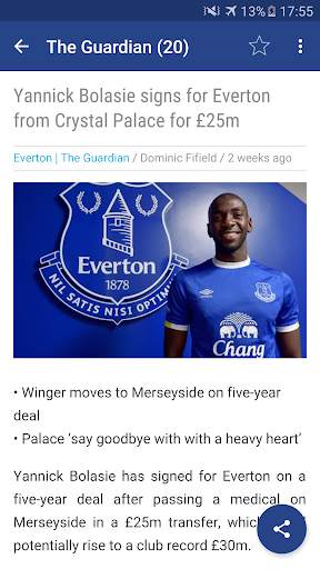 Football News Everton screenshot 3