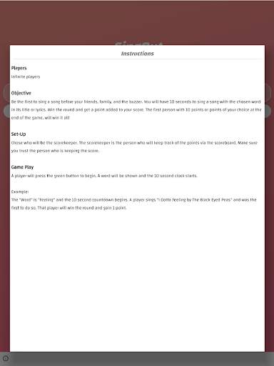 SingOut: The Song Association  screenshot 11
