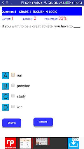 Grade-4 English 'n' Logic screenshot 1