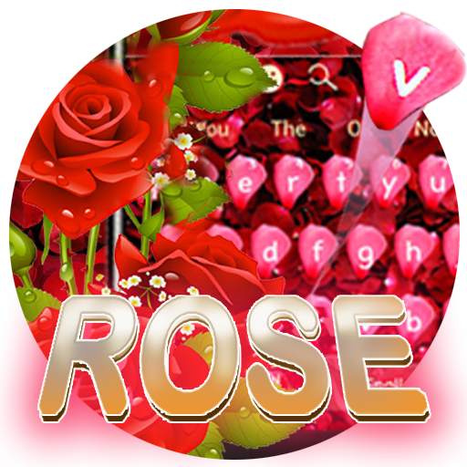 Red Rose Keyboard Theme 10001007