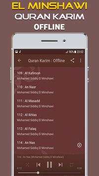 Full Quran minshawi offline screenshot 4