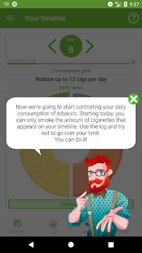 Stop Tobacco Mobile Trainer. Q screenshot 4