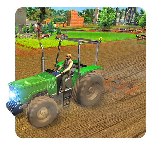 ikon 3D Tractor Farm Hidup Simulato