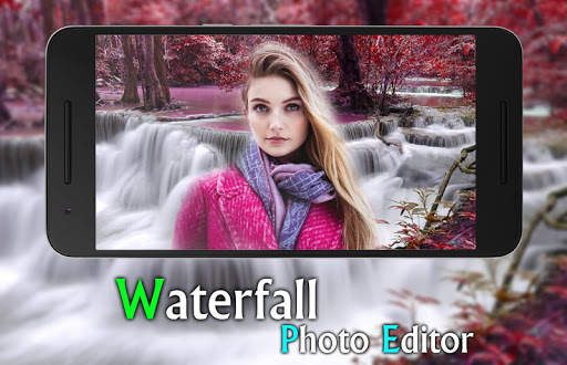 Waterfall Photo Frames - dp pic blur effect editor screenshot 3
