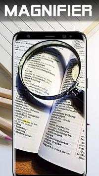 Magnifying Glass with flashlight and Brightness screenshot 1