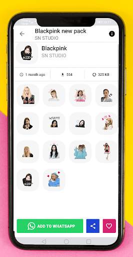 Blackpink Sticker for WhatsApp screenshot 6