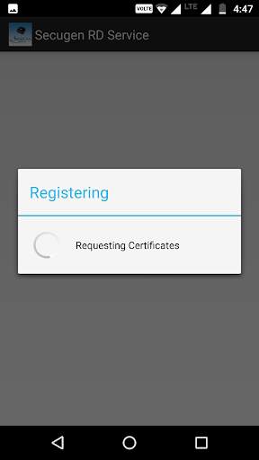 SecuGen RD Service 2 تصوير الشاشة