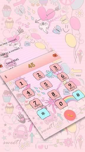 Pink Pop Emoji Keyboard Wallpaper स्क्रीनशॉट 6