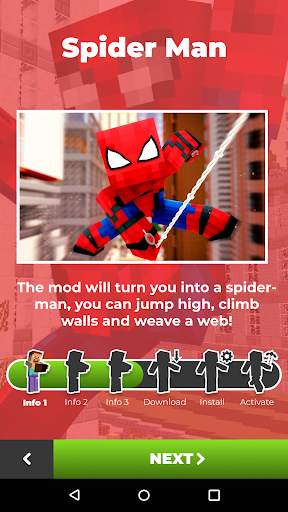Spider Man MOD Minecraft PE screenshot 6