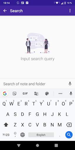My Notes: notepad with folders screenshot 3