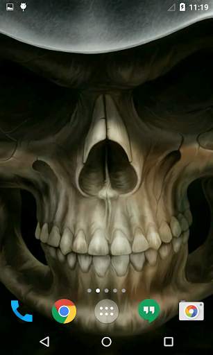 Skull 3D Live Wallpaper screenshot 4