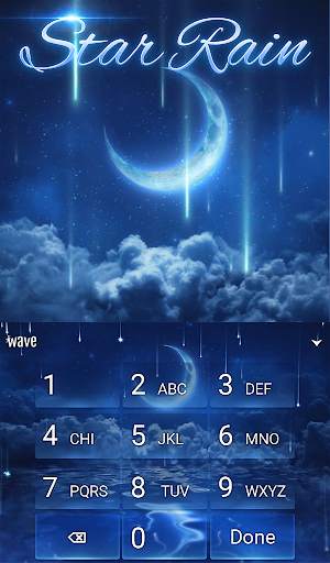 Star Rain Animated Keyboard   Live Wallpaper screenshot 5