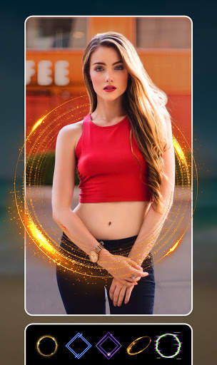Spiral Photo Editor : Neon Effects, Blur Photo screenshot 3