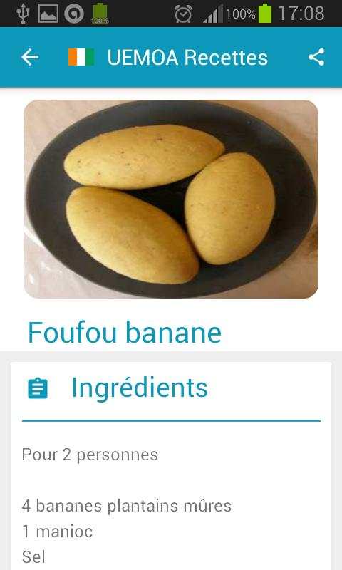 UEMOA Recettes screenshot 6