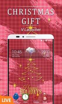 Christmas Gift Dynamic V Launcher Theme screenshot 1