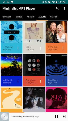 Minimalist MP3 Player - Audio Player screenshot 2