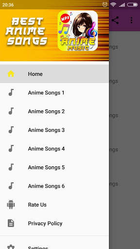 Anime Music Offline screenshot 7