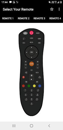 Remote Control For Dish TV screenshot 1