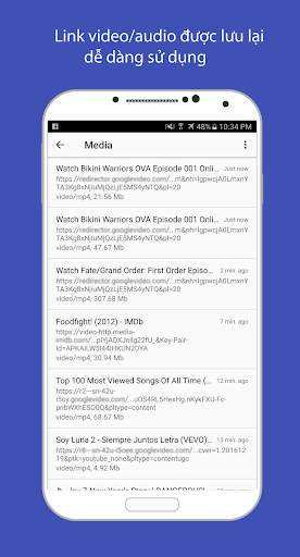 Amaze Browser. Tải nhạc, phim screenshot 2