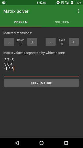 Matrix Solver 1 تصوير الشاشة