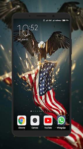 America Flag Wallpaper 3 تصوير الشاشة