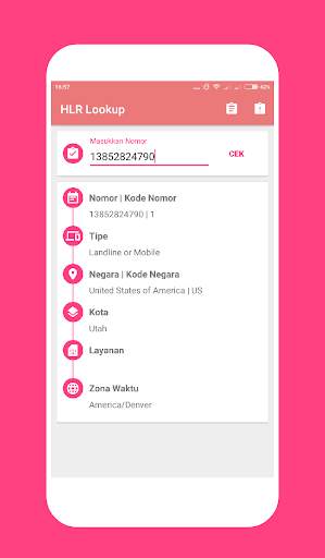 HLR Lookup скриншот 1