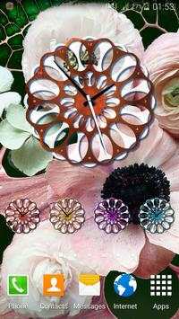 Flower Clock Widget скриншот 5