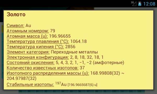 Таблица Менделеева screenshot 4