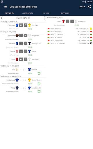 Live Scores Eliteserien 2023 screenshot 8