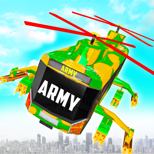 Fly Army Bus Robot Helicopter icon